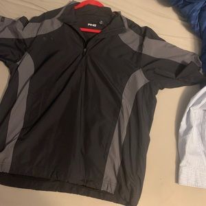 Ping men’s short sleeve windbreaker jacket (large)